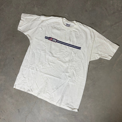 Vintage Sonoma USA Graphic T-Shirt Mens XXL White 90s Retro