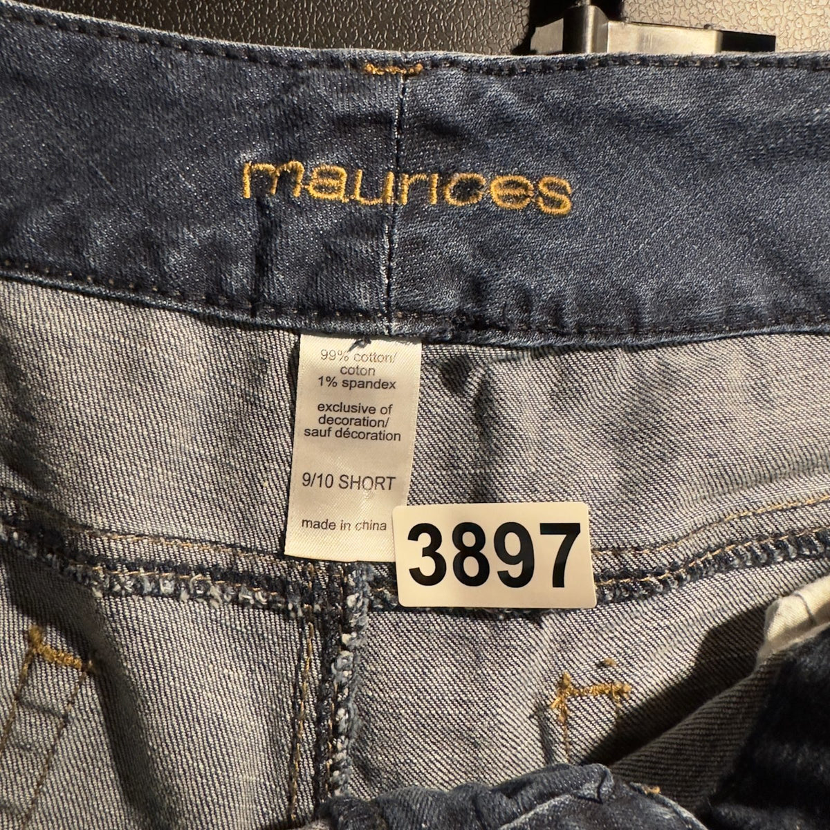 Maurices Bootcut Jeans Womens 9/10 Short Dark Wash Stretch