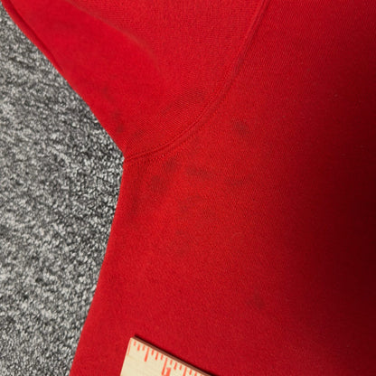 Oneita Cockatoo Parrot Print Crewneck Sweatshirt XXL Red