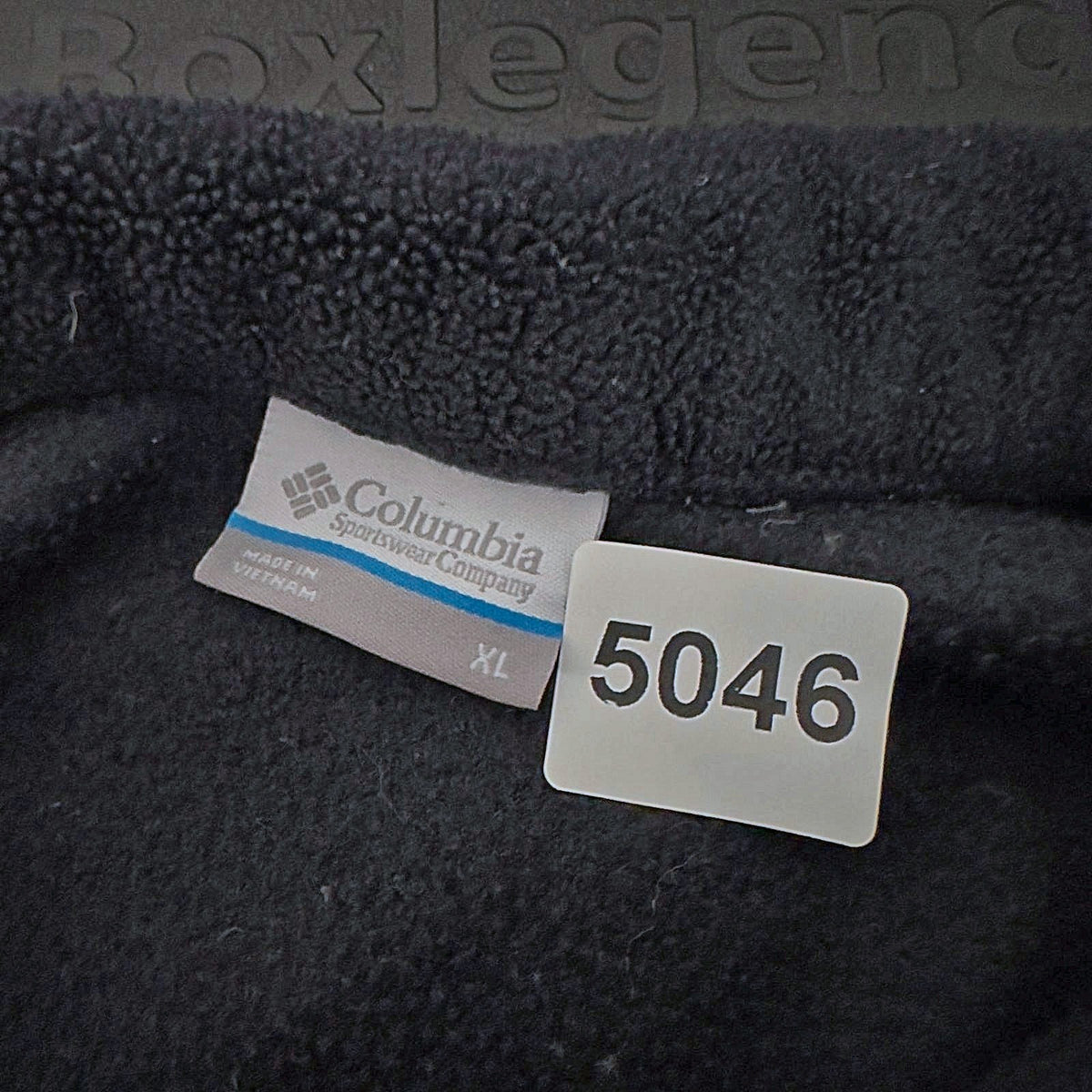 Columbia Fleece Pullover Mens XL Black Snap Gorpcore