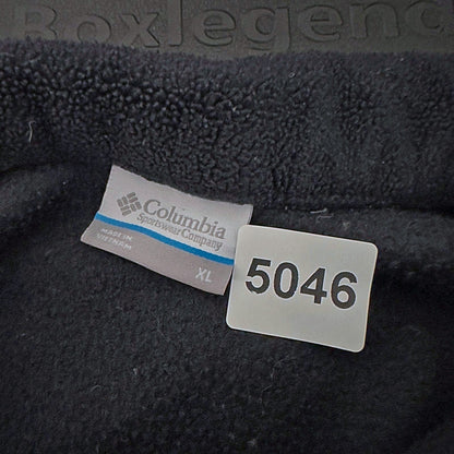 Columbia Fleece Pullover Mens XL Black Snap Gorpcore
