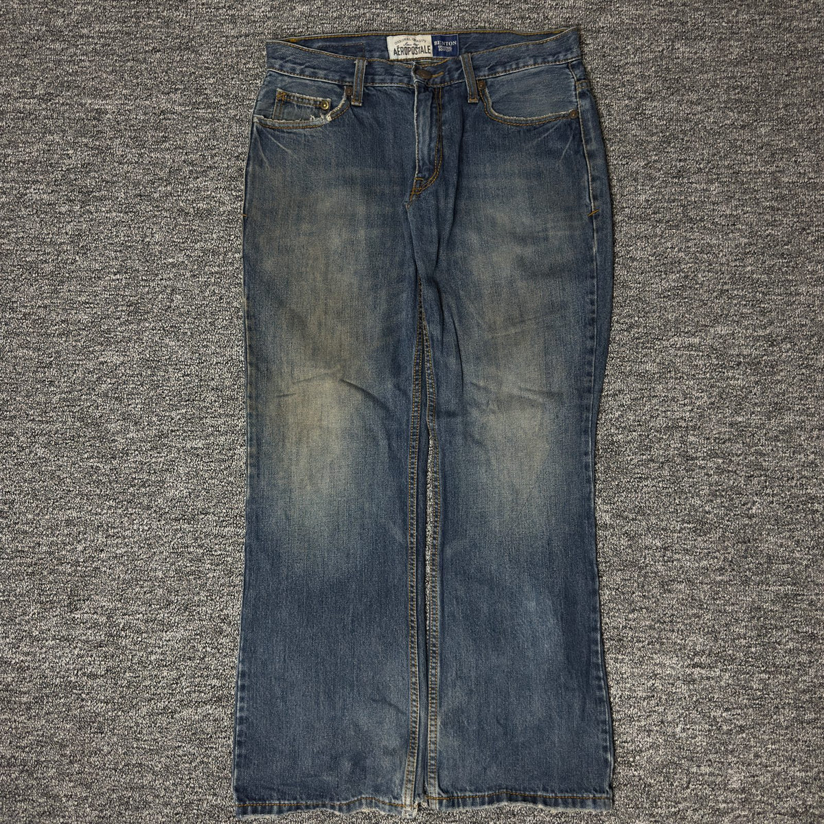 Y2K Aeropostale Benton Bootcut Jeans Mens 30x30 Frayed