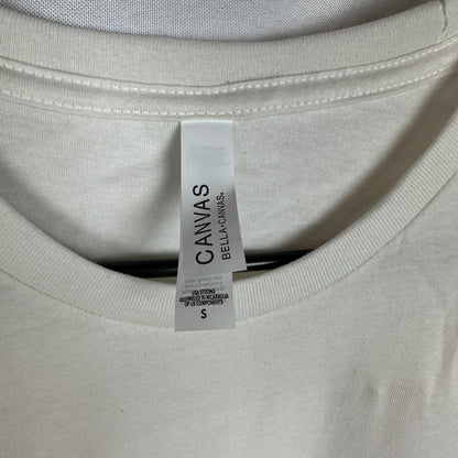 Bella Canvas 3001U USA Strong Tee Mens S Vintage White NWT