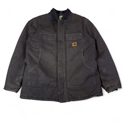 Vintage Carhartt Jacket Mens XL Tall Brown Workwear Insulted