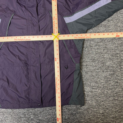 Columbia Interchange Hooded Jacket Womens L Purple Gorpcore