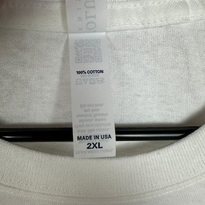 Volunteer Knitwear Mens 2XL White Short Sleeve T-Shirt