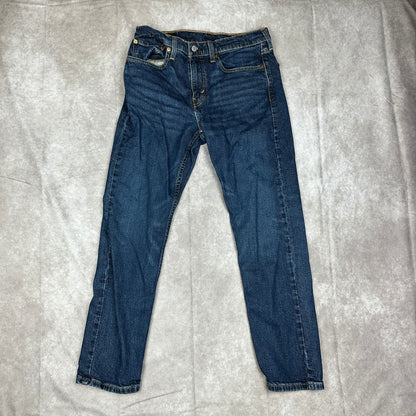 Levi's 502 Regular Taper Jeans Mens 31x30 Dark Blue Baggy