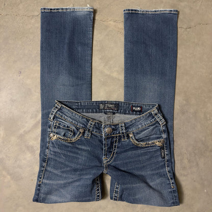 Silver Jeans Aiko Slim Bootcut Womens 26x31 Medium Wash