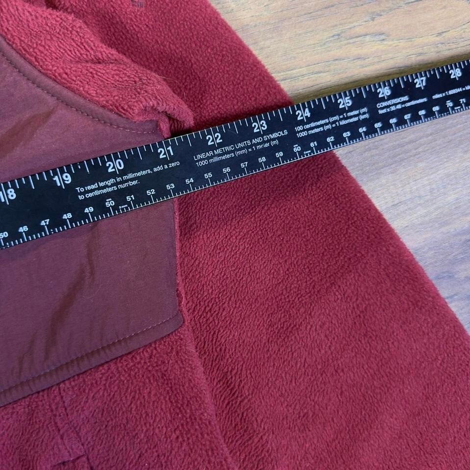 Y2K Columbia Fleece Jacket Womens L Burgundy Outdoor