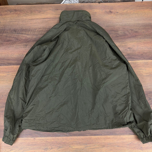 LL Bean Vintage Y2K Gorpcore Windbreaker Jacket Mens XL Olive Green Full Zip