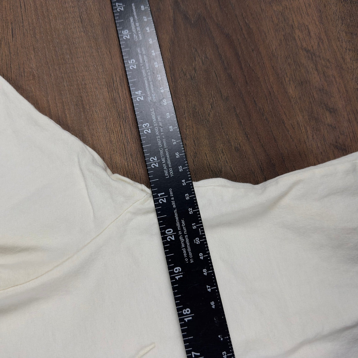 Vintage Z Cavaricci Cream Embroidered T-Shirt Mens S 90s USA