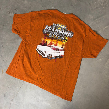 Gildan Kool Deadwood Nites 2018 T-Shirt Mens 3XL Orange
