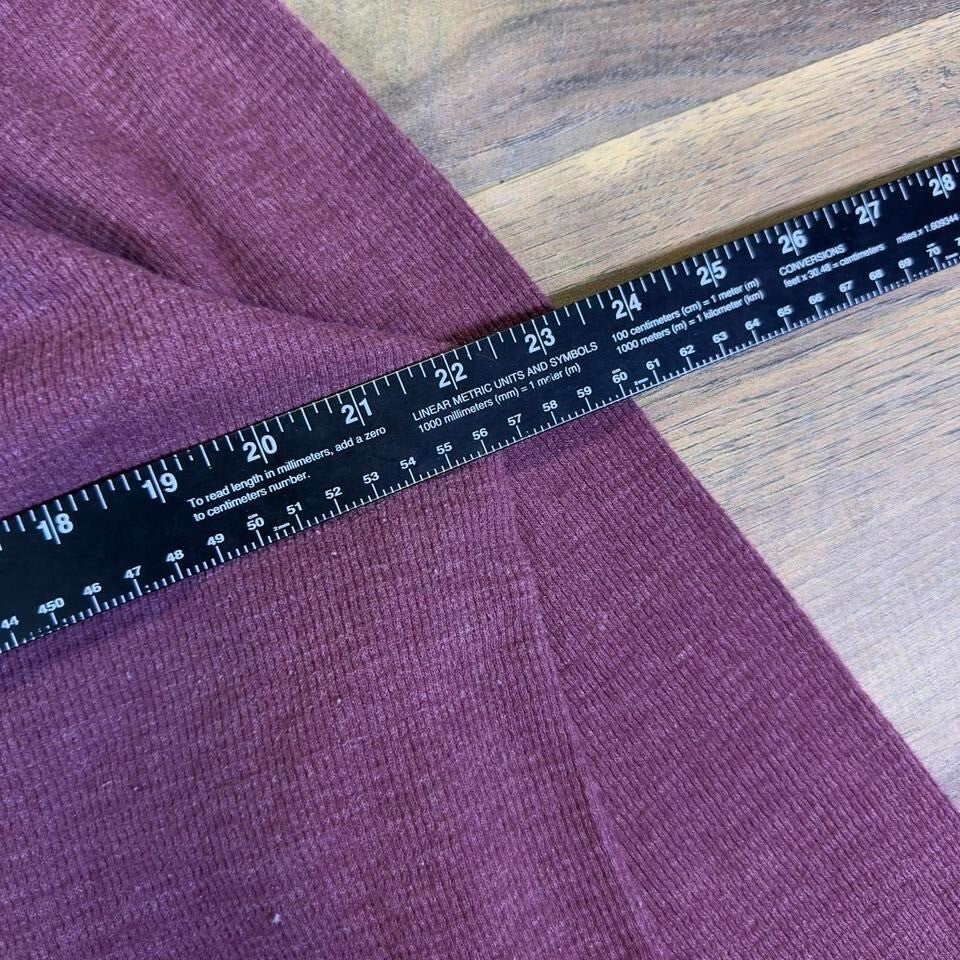 Realtree Waffle Knit Long Sleeve Shirt – Men's XL – Burgundy