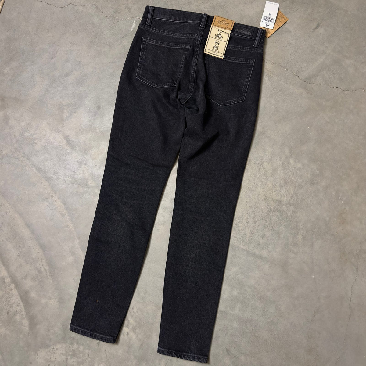 NWT Polo Ralph Lauren Mid Rise Skinny Jeans 26 Black