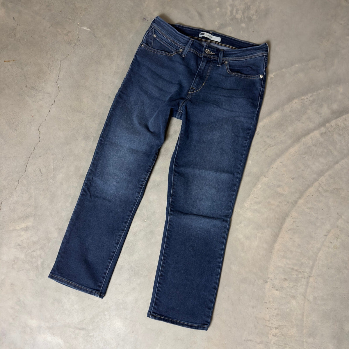 Levi's 711 Skinny Jeans Womens 29 Dark Blue Stretch
