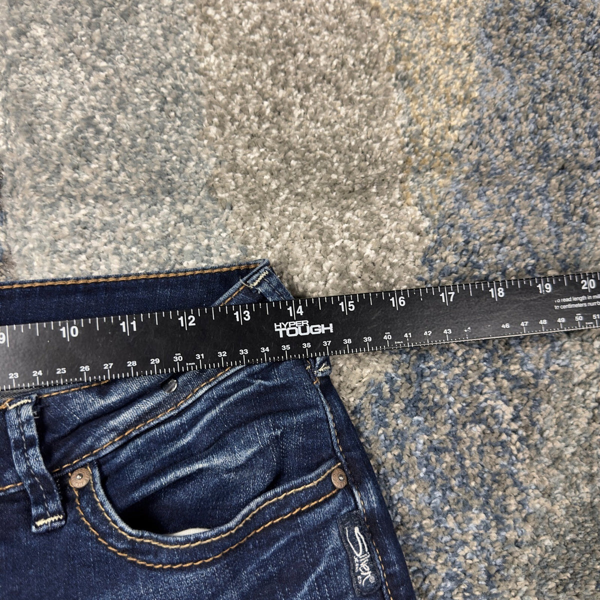 Silver Jeans Suki Skinny Crop Womens W28 L25 Dark Indigo