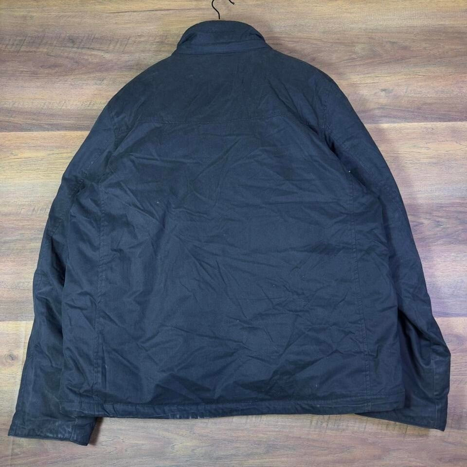 Eddie Bauer Goose Down Insulated Jacket Men's Tall XL Black Vintage
