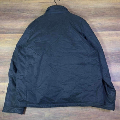 Eddie Bauer Goose Down Insulated Jacket Men's Tall XL Black Vintage