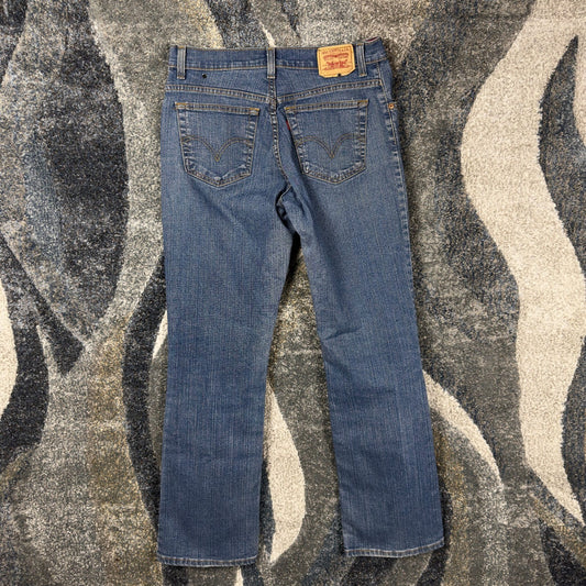 Vintage Y2K Levis 550 Relaxed Bootcut Jeans Womens 10 L Blue