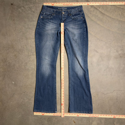 Maurices Bootcut Baggy Jeans Womens 3/4 Blue
