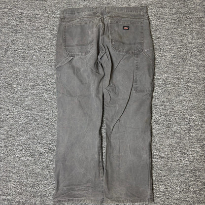 Dickies Carpenter Pants Mens 36x30 Faded Gray Workwear