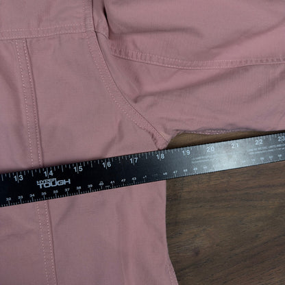 Eddie Bauer Cotton Canvas Trucker Jacket Womens S Dusty Rose