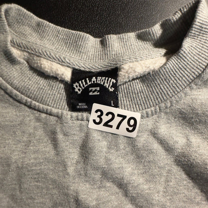 Billabong Sweatshirt Mens L Gray Established