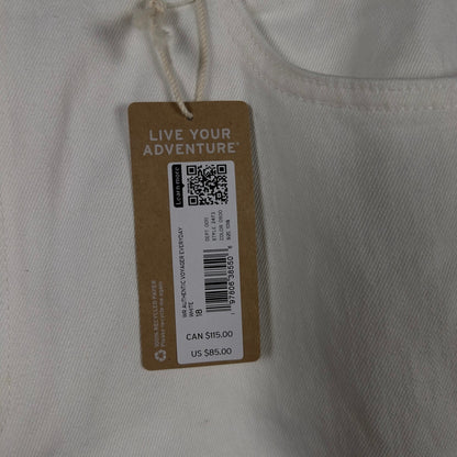 NEW Eddie Bauer Voyager Straight Jeans Womens 18 White Denim