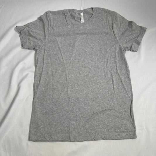 NWT Bella+Canvas Mens L Heather Gray Short Sleeve Tee 2 ea.