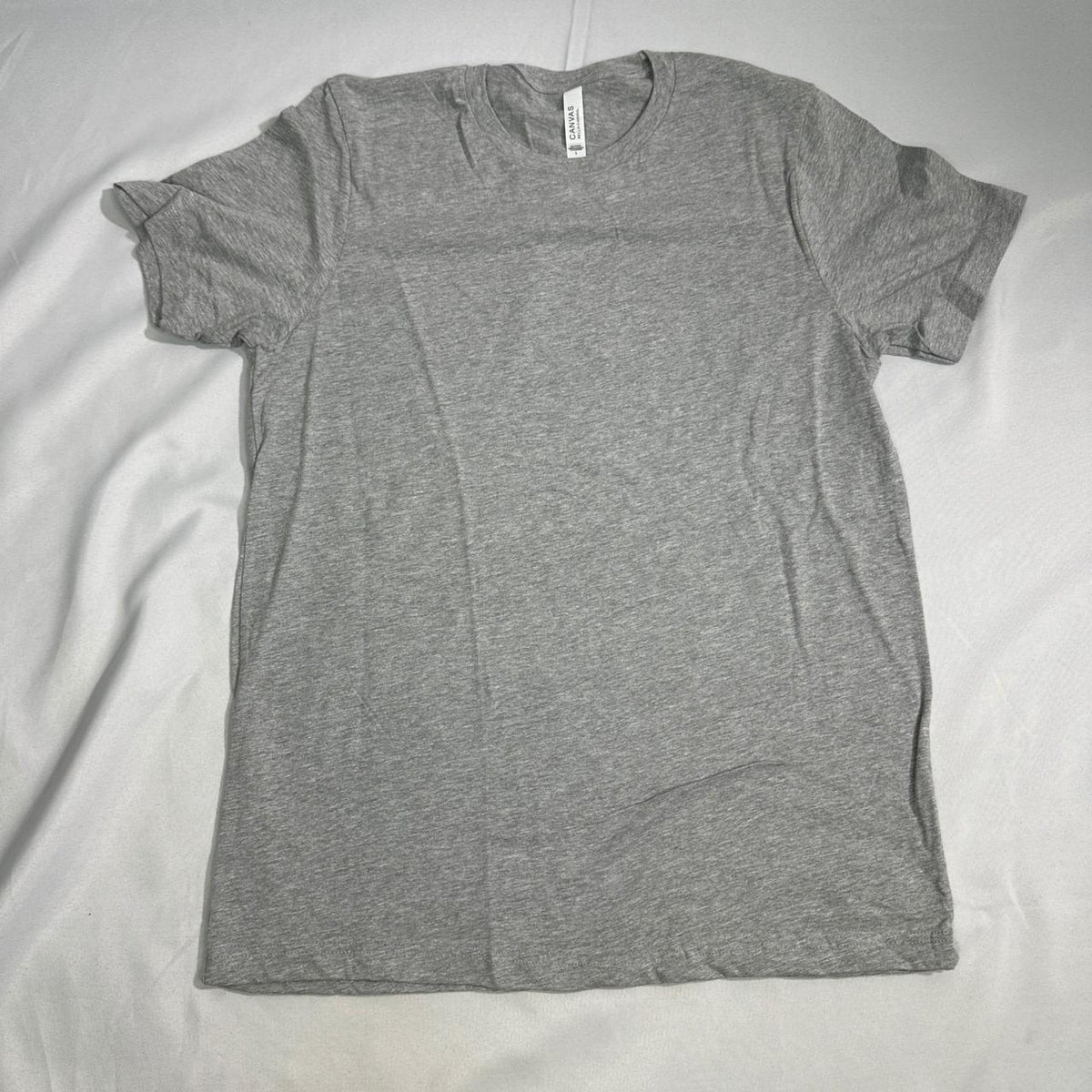 NWT Bella+Canvas Mens L Heather Gray Short Sleeve Tee 2 ea.