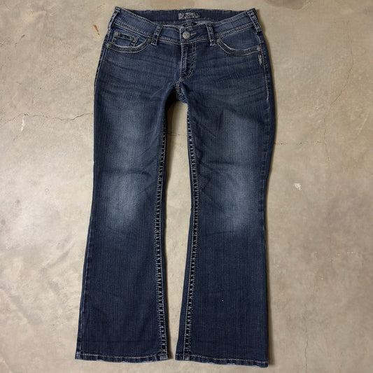 Silver Jeans Suki Surplus Bootcut Womens 31 Dark Wash