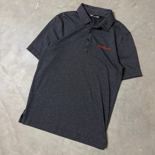 TravisMathew Scheels Polo Mens S Gray