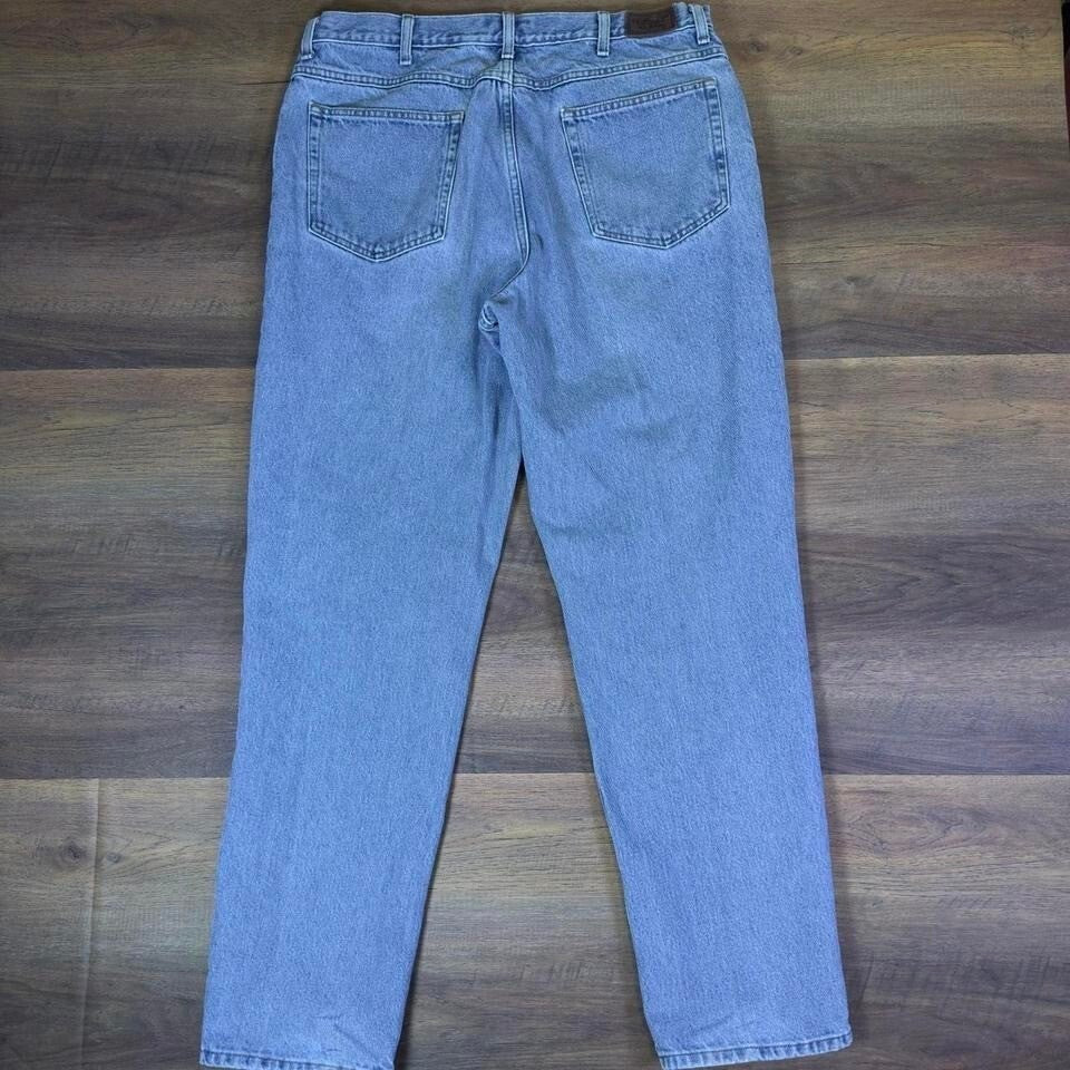 L.L.Bean Natural Fit Men's Jeans 38x34 Light Wash Denim
