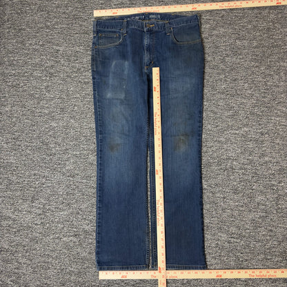 Carhartt Relaxed Fit Jeans Mens 36x30 Blue Workwear
