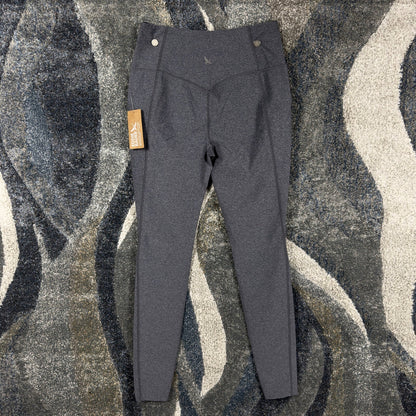 NWT Eddie Bauer Trail Tight Leggings Womens M Tall Gray UPF