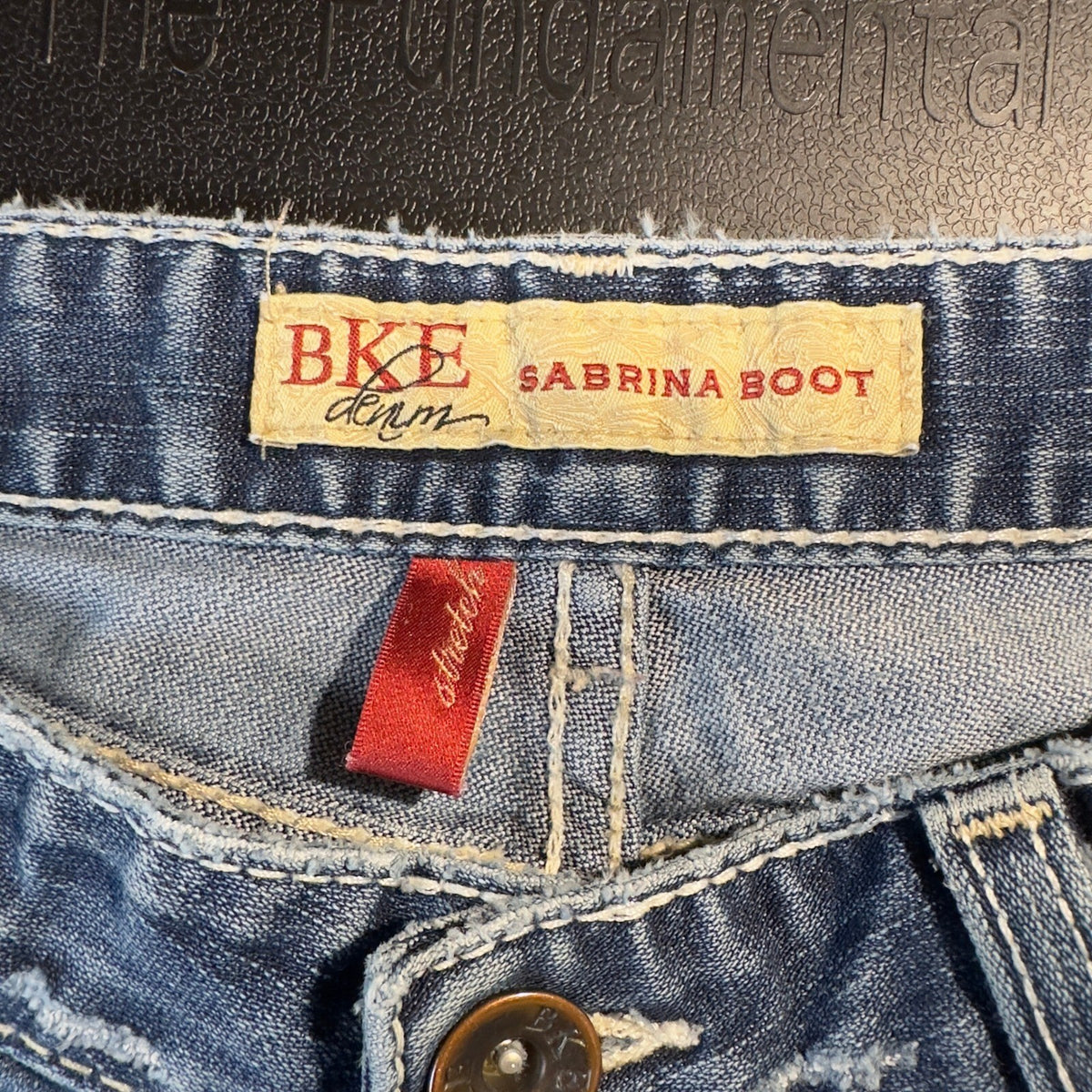 Vintage BKE Sabrina Bootcut Jeans Womens 27 Blue Distressed