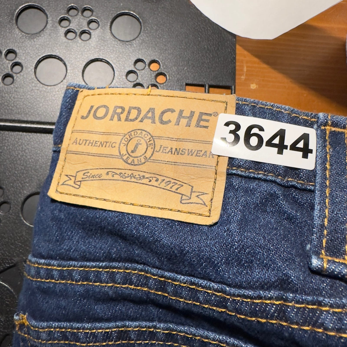 Jordache Flare Jeans Womens 9/10 Dark Wash Y2K