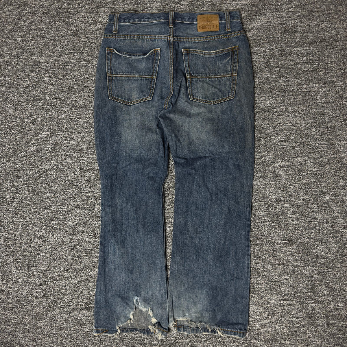 Y2K Aeropostale Benton Bootcut Jeans Mens 30x30 Frayed
