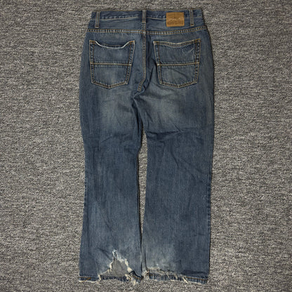 Y2K Aeropostale Benton Bootcut Jeans Mens 30x30 Frayed