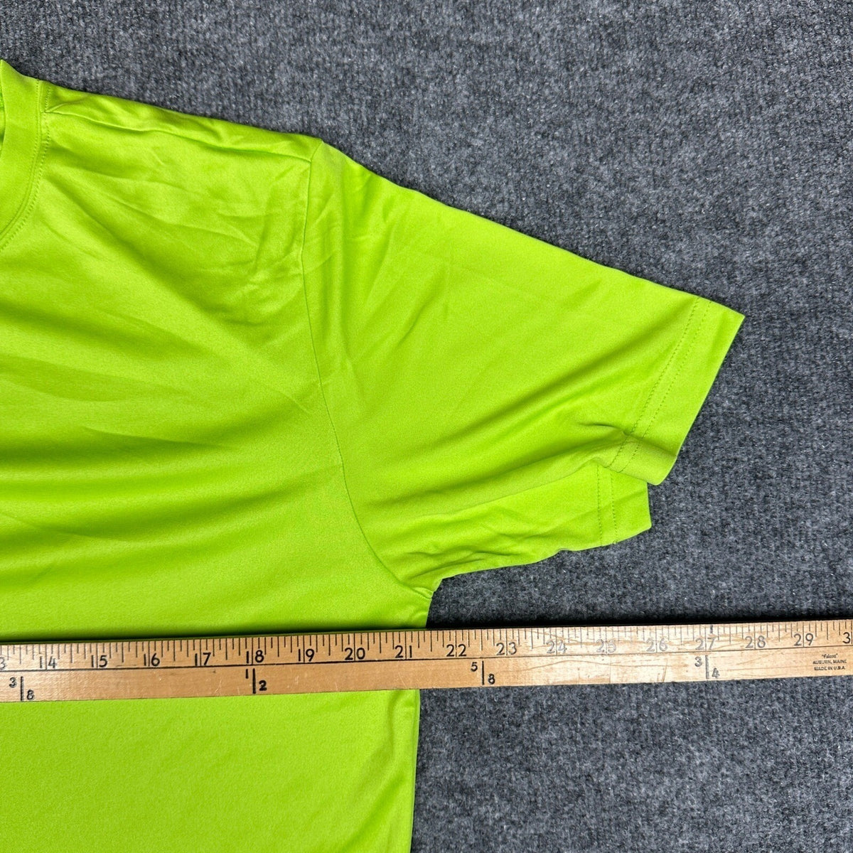 Sport-Tek ST350 Competitor Tee Mens M Lime Shock NWT