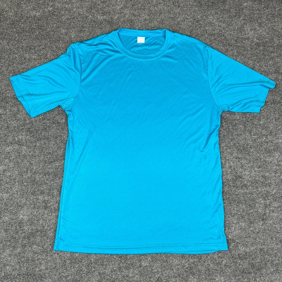 Lot of 2 Sport-Tek ST350 Workout Tees Mens M Atomic Blue NWT