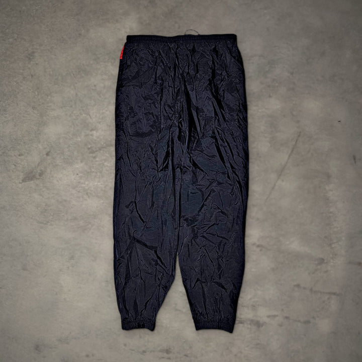 Marlboro Black Red Nylon Windbreaker Track Pants XL Baggy
