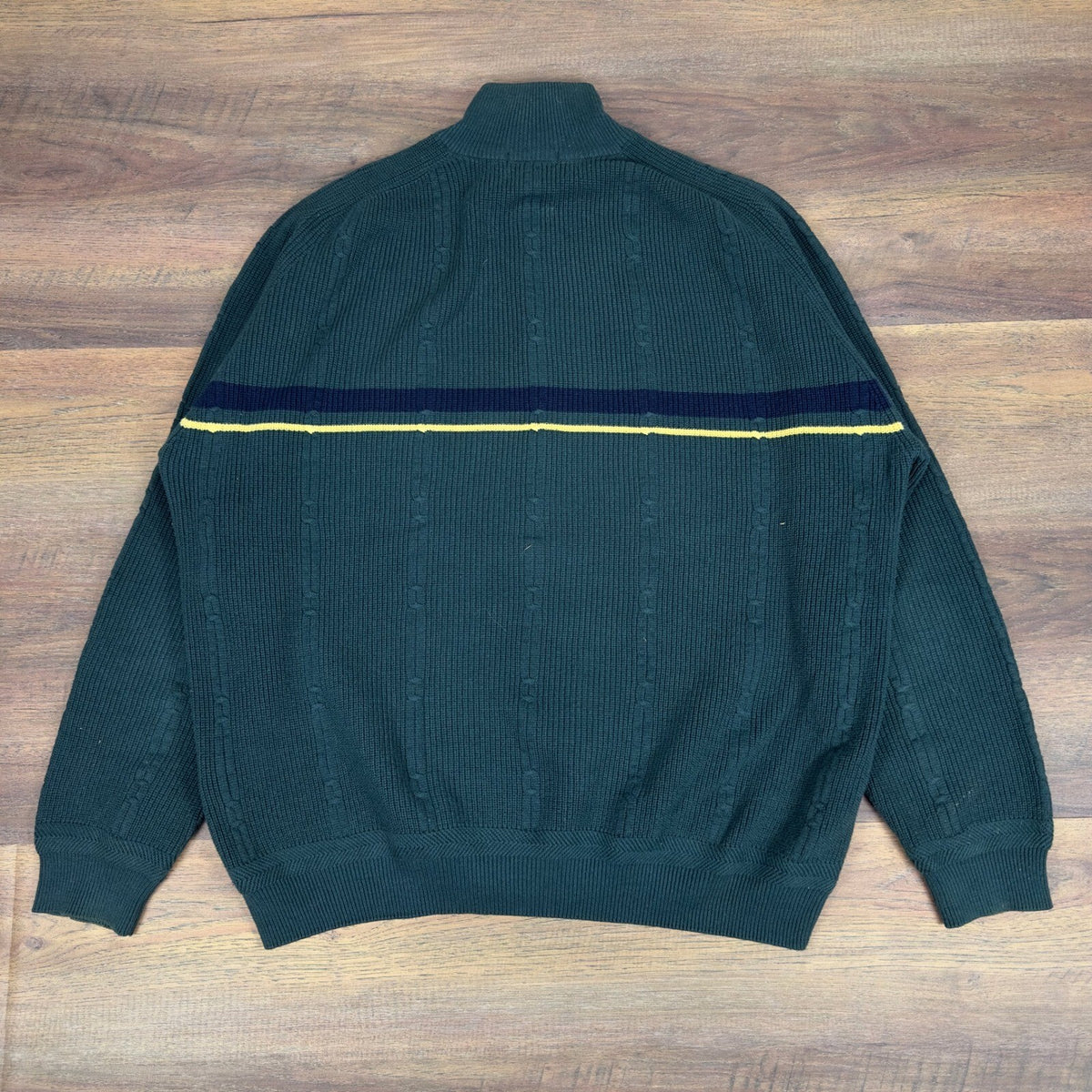 Nautica Vintage 90s Quarter Zip Sweater XL Forest Green
