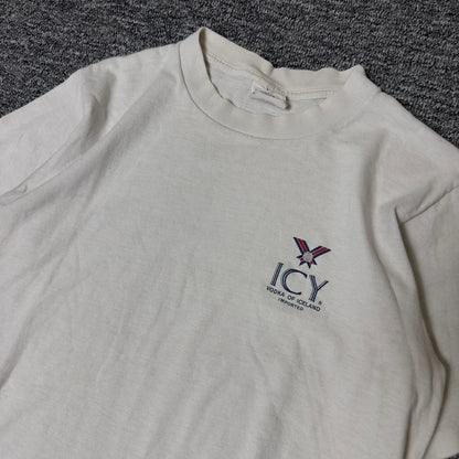 Sinbads Bar Tee ICY Vodka of Iceland Graphic Tee L