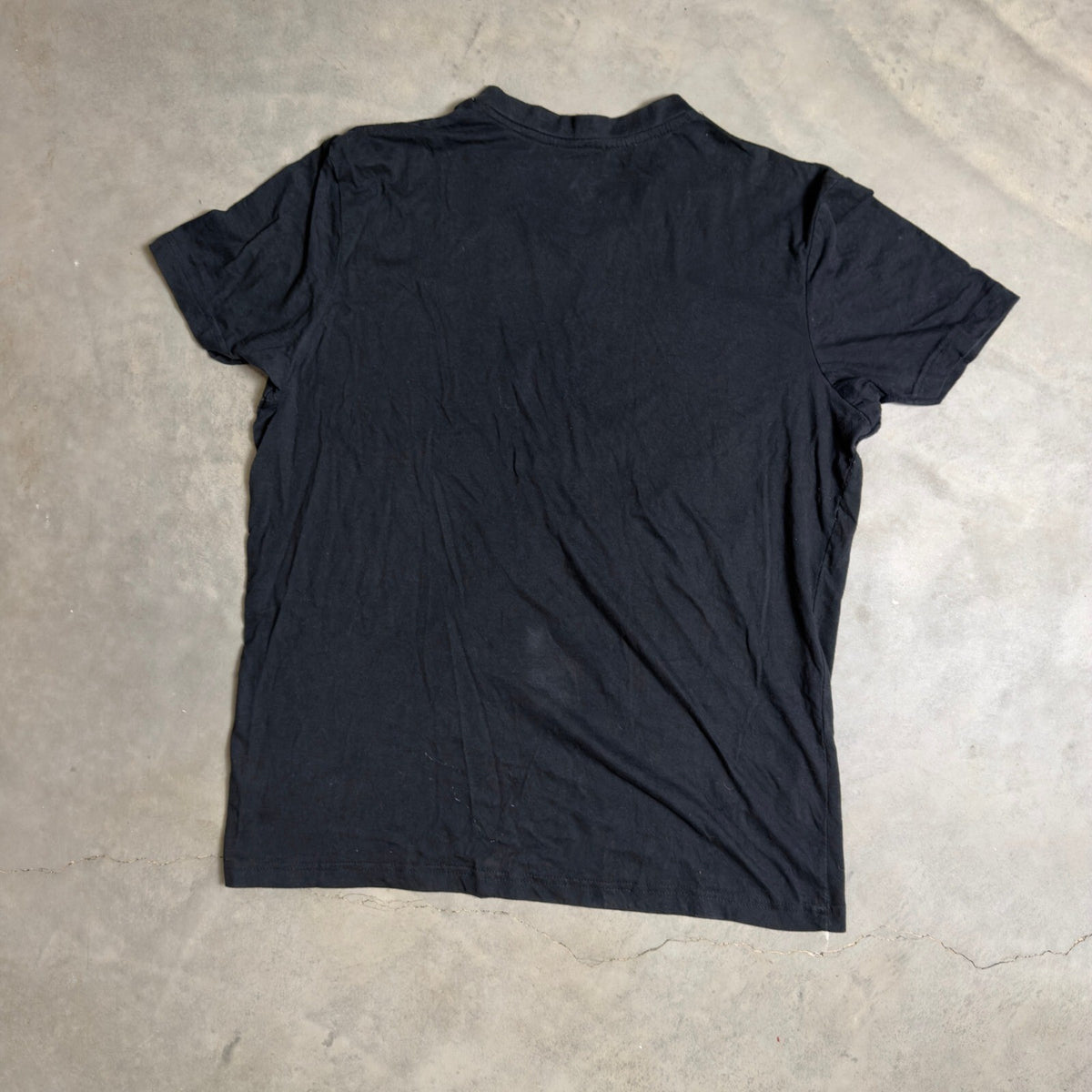 Beverly Hills Polo Club V-Neck T-Shirt Mens L Black Graphic