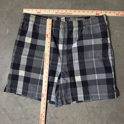Vintage Daniel Cremieux Swim Trunks Mens L Blue Plaid