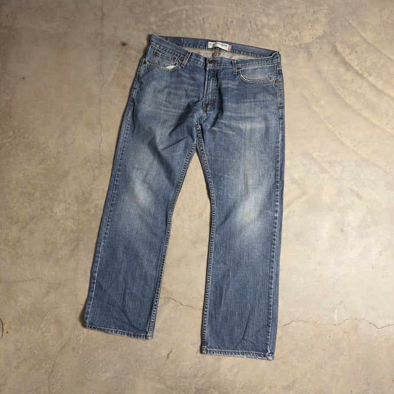 Vintage Y2K Levi's 514 Slim Straight Jeans Mens 36x30 Blue