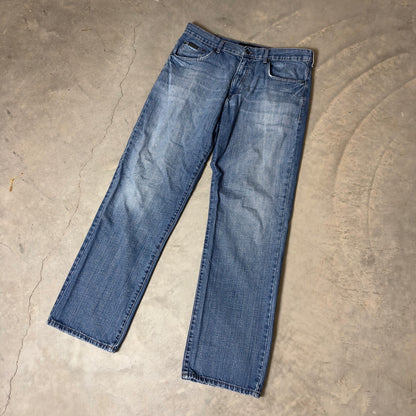Calvin Klein Jeans Relaxed Straight Mens 36x34 Blue Baggy