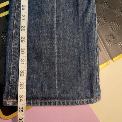 Y2K 7 For All Mankind Bootcut Jean Women 30 Blue Medium Wash