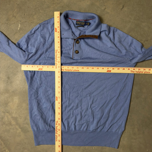 Polo Golf Ralph Lauren Merino Pullover Mens M Blue